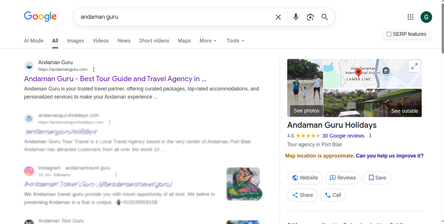 Google my business